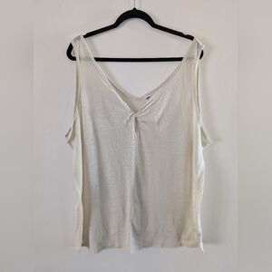 Women's Plus Size Old Navy Brand Tank- Off-white/Cream Color- Size XXL Tall